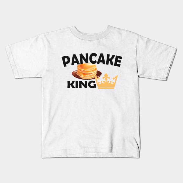 Pancake King Kids T-Shirt by KC Happy Shop